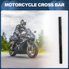 Motorcycle Cross Bar 29cm Mirror Mount Black