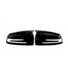 Mercedes Benz W204 W176 W212 CLA250 C63 Gloss Black OX Horn Mirror Cover Caps