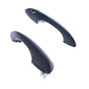 BMW X5 Set of 2 Front Left & Right Door Handles Outer Black (2000-2007)