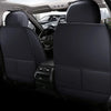 Chevy Silverado GMC Sierra Black PU Leather Front Seat Cover (2014-2023)
