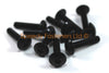 Honda Yamaha Suzuki 10 x m6 x 30mm Black Anodised Aluminium Fairing Bolts