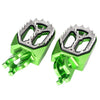 Kawasaki KX250 KX250F KX450F KLX450 2 x Shark Teeth Racing Foot Pegs (2008-2015)