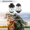 Motorcycle Slider Frame / 15mm / 2 x Aluminum Alloy Plastic Silver Tone