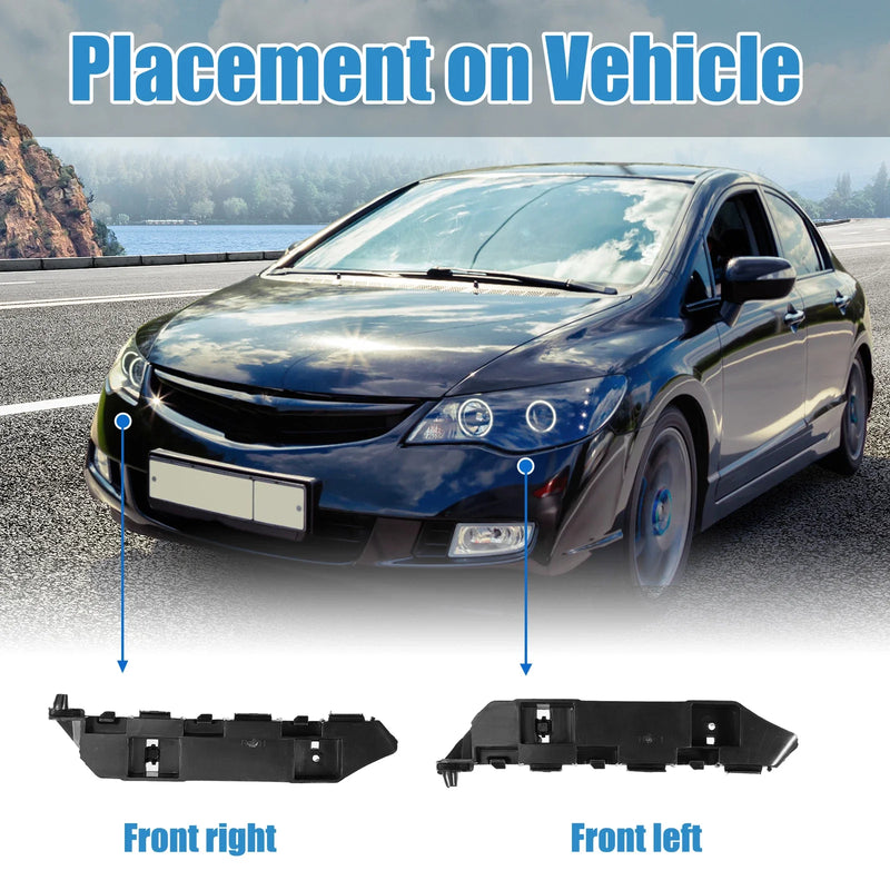 Honda Civic Bumper Bracket Pair (2012-2015)