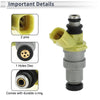 Toyota RAV4 SXA1 3SGE (1989-1999) 1 Pc Yellow Fuel Injector