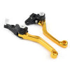 Honda XR250 XR400 Gold CNC Pivot Brake Clutch Levers (1995-2007)