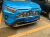 Toyota RAV4 Glossy Stainless Steel Front Grille Cover Trim (2019-2023)