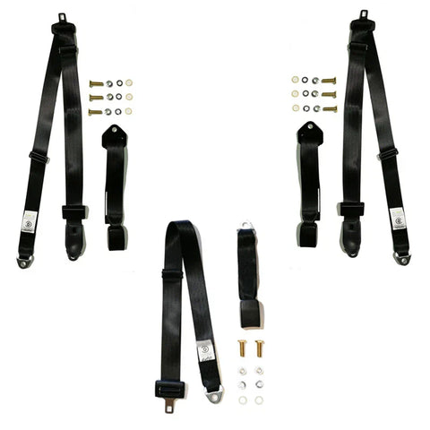 Toyota Landcruiser HJ40 3 Door Station Wagon Front Seat Belt Kit (1975-1980)