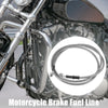 Motorcycle Braided 180cm 10mm Brake Clutch Oil Hoses Pipe