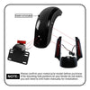 Harley Touring Street Glide Rear Fender Fascia with LED Light (2009-2013)