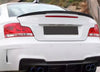 BMW 1 Series E82 E88 Coupe Glossy Black Rear P Style Spoiler Wing (2007-2013)