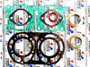 Yamaha RD350 YPVS Top End Engine Gasket Set (1983-1986)