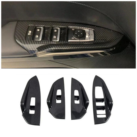 Kia K5 Optima Carbon Fiber Window Lift Panel Switch Lid Cover (2021-2024)