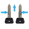 YAMAHA SVS400 XJR1200 FJR1300 R1 R6 FZ1 Uncut Blade Blank Key