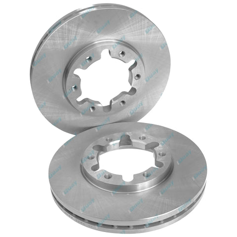 Nissan Patrol GU Y61 4x4 1997 to 2016 incl Safari 2 Front Disc Brake Rotors