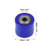 Motorcycle Street Bike ATVs Blue 8mm Chain Pulley Roller Slider Guide