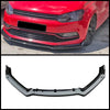 VW Polo 6R 6C (2009-2017) 3 Pcs Front Bumper Lip Splitter Spoiler