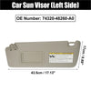 Toyota Highlander Front Left Car Sun Visor (2004-2007)