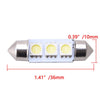 Universal () 12 x 5050 36mm SMD Car Interior Dome LED Light Bulbs