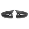 VW Golf MK6 Carbon Fiber Black Side Mirror Cover Caps (2009-2013)