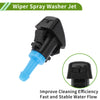 Ram (2013-2023) - 1 Set Windshield Washer Nozzle & Hose Connector