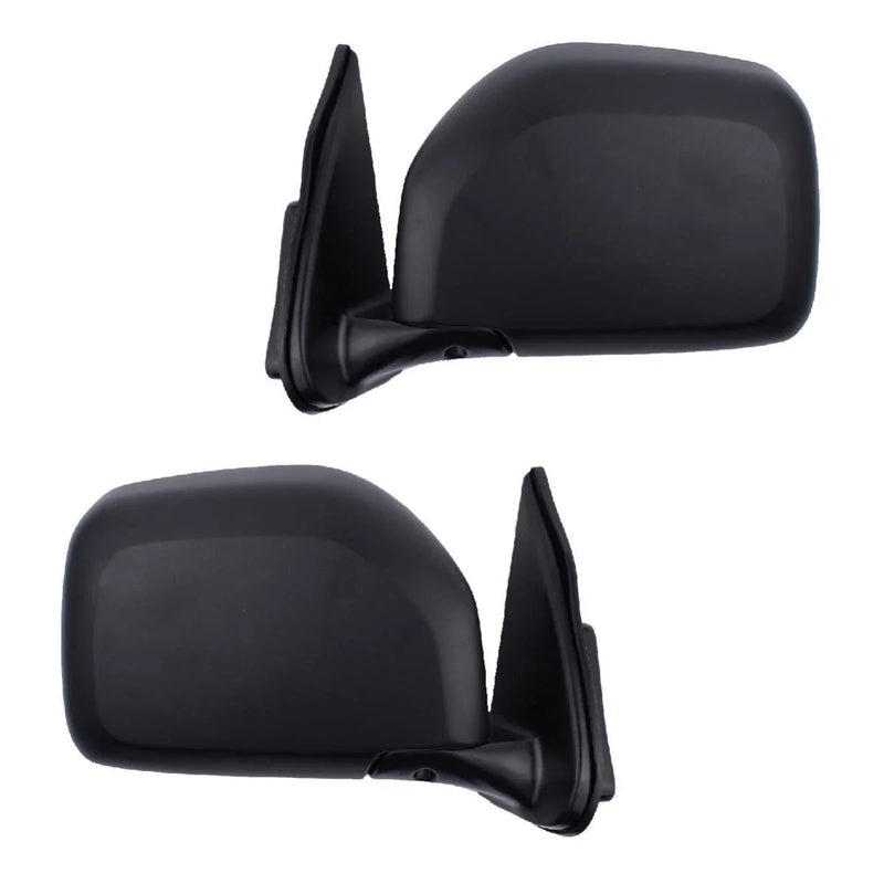 Side Mirror Manual Black Pair Fits Toyota Hilux Tiger SR5 D4D Pickup 1998-04 D05