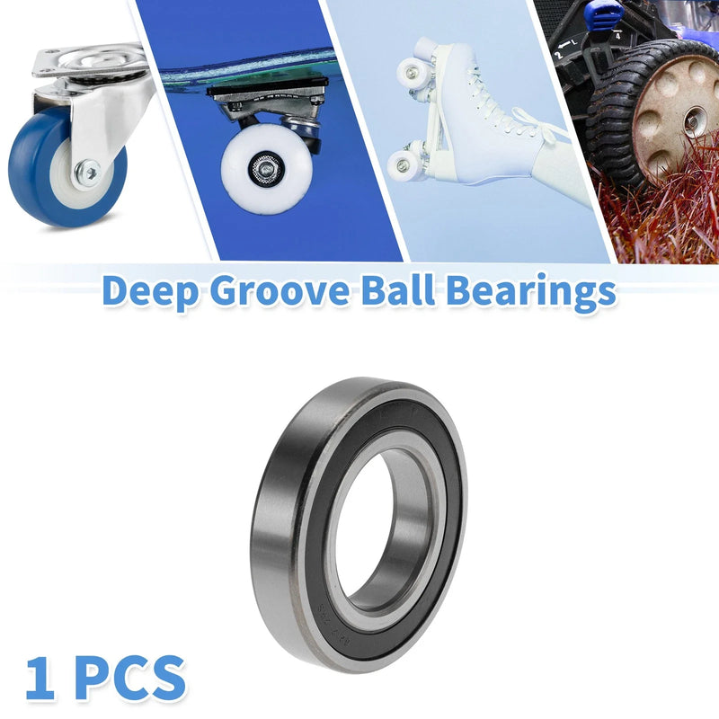 Deep Groove Ball Bearings 60x110x22mm Silver Tone
