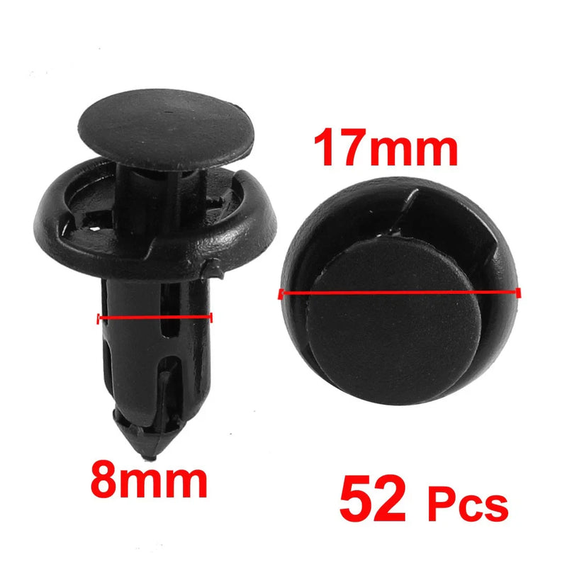 Toyota Bumper Clips 52 Pcs Plastic Rivets Fasteners