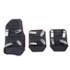 Car Accessories Red Non-Slip Gas Brake Foot Pedal Pad Cover (3 x Pieces)