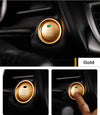 Mazda 3 6 2014-2019 Gold Aluminum Interior Engine Start Button Cover Trim