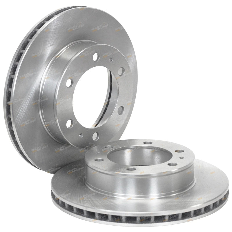 Toyota Hilux 2 x Front Disc Brake Rotors (2004–2011)