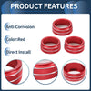 Honda CR-V Red 3 x AC Media Volume Switch Knob Cover Ring (2023-2024)