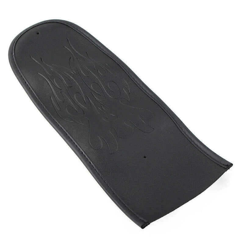 Harley Dyna Fat Bob & Street Glide Leather Cushion Rear Flame Stitching