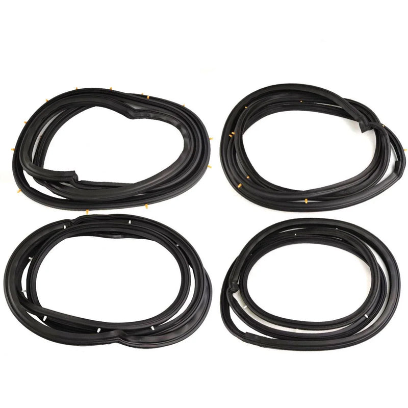 Door Rubber Weatherstrip Set 4 Fits Nissan Sentra Sunny B12 4D Sedan 1985-90 D06