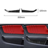Carbon Fiber Interior Accessories Door Handle Trim fits Ford Mustang 2015-2018