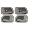 Toyota Corolla 4pc Inner Door Handle Set Beige (1998-2002)