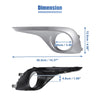 Toyota Highlander Fog Light Grille Covers (2001-2007)