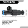 Kia Optima (2009-2010) - 4 x Black Injectors Fuel Injector 2.4L