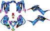 Yamaha Raptor YFM 110 ATV Graphics TYE STYLE Sticker Kit (2015-2025)
