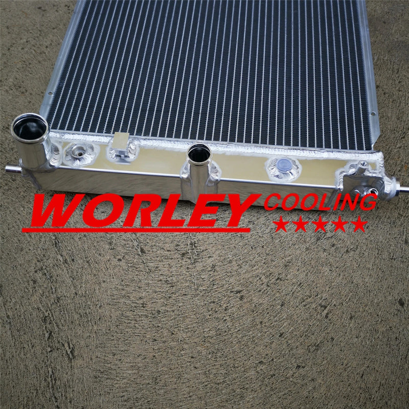 Ford Falcon BA BF XR8 Aluminum Radiator + Shroud + Red Hoses (2002-2008)