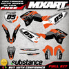 KTM 125 SX TITAN Style Decal Kit (2007-2010)