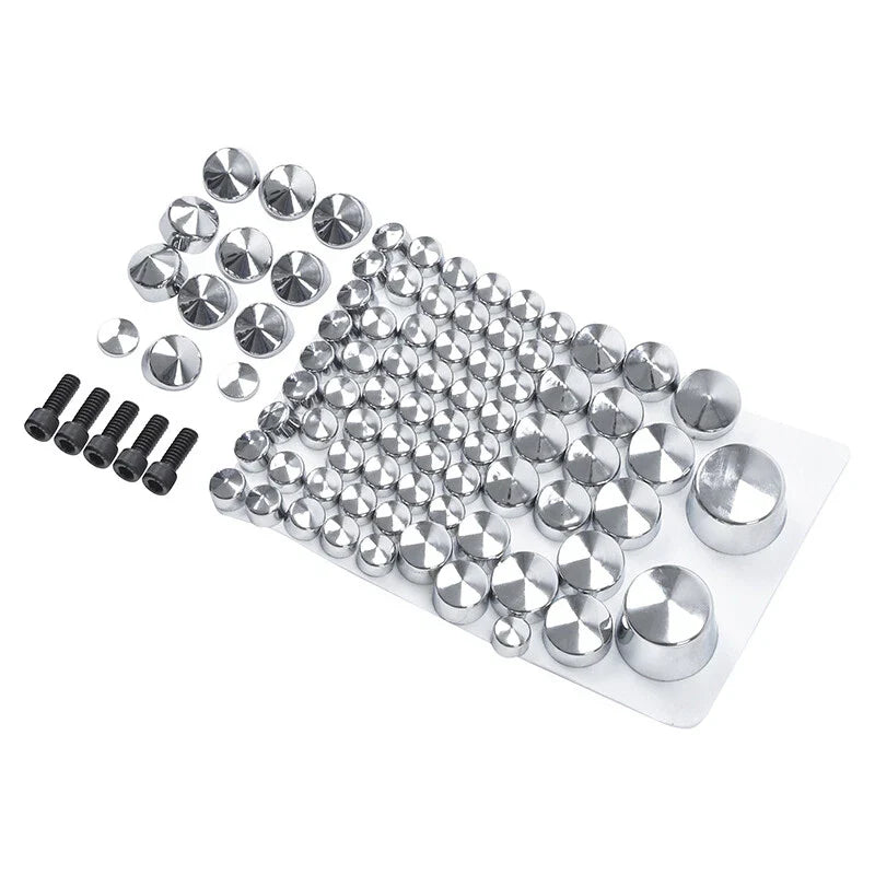 Harley Softail Rocker Fatboy Chrome Topper Bolt Cap Cover (2007-2013)
