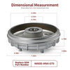 Honda Rancher 350 2X4 TRX350TM 2 x Front Brake Drum (2000–2006)