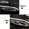 Mercedes Benz S Class Exhaust Muffler Tip Tailpipe Cover (2018)