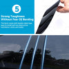 Honda Civic Sedan 8x Black Pillar Post Covers (2012-2015)