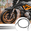 Motorcycle Brake Clutch Oil Hose Line Pipe Hydraulic Black 240cm 94.49
