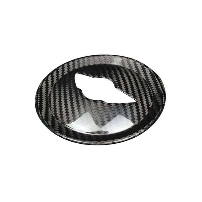 Dry Carbon Fiber Steering Wheel Center Logo Cover Fits Mini Cooper R55 R56 R60