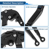 Honda X11 (1999-2002) - Solid Black Adjustable Brake Clutch Levers