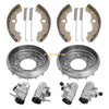 Honda Rubicon TRX500FA Front Brake Drum Wheel Cylinder w/Shoes (2001–2004)