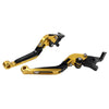 BMW R1200GS R1250GS CNC Gold Extendable Brake Clutch Levers (2013-2020)